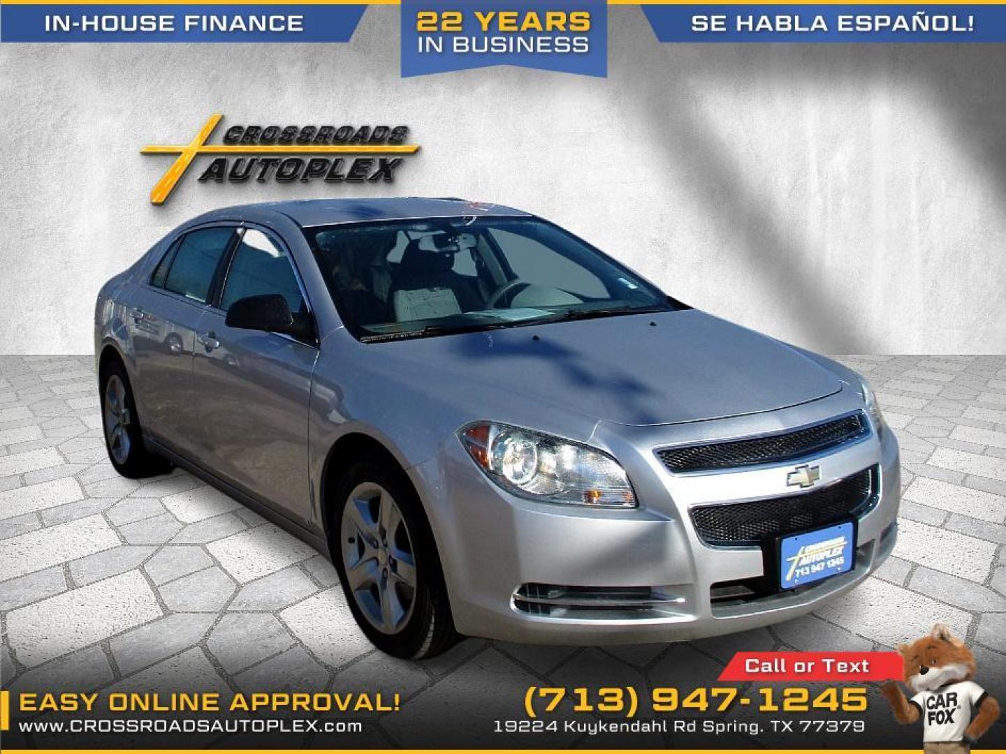 2009 SILVER CHEVROLET MALIBU LS (1G1ZG57BX9F) with an 2.4L L4 DOHC 16V engine, 4-SPEED AUTOMATIC transmission, located at 19224 Kuykendahl Rd, Spring, TX, 77379, (713) 947-1245, 30.049259, -95.491402 - NEW ARRIVAL! LOW MILES! This 2009 Chevrolet Malibu is pristine condition and been very well taken care of. It is the first year of this new body style for the Malibu that it is as sharp looking as the brand new ones. This car is a perfect fit for a small family while still getting you up to 34 mile - Photo#0