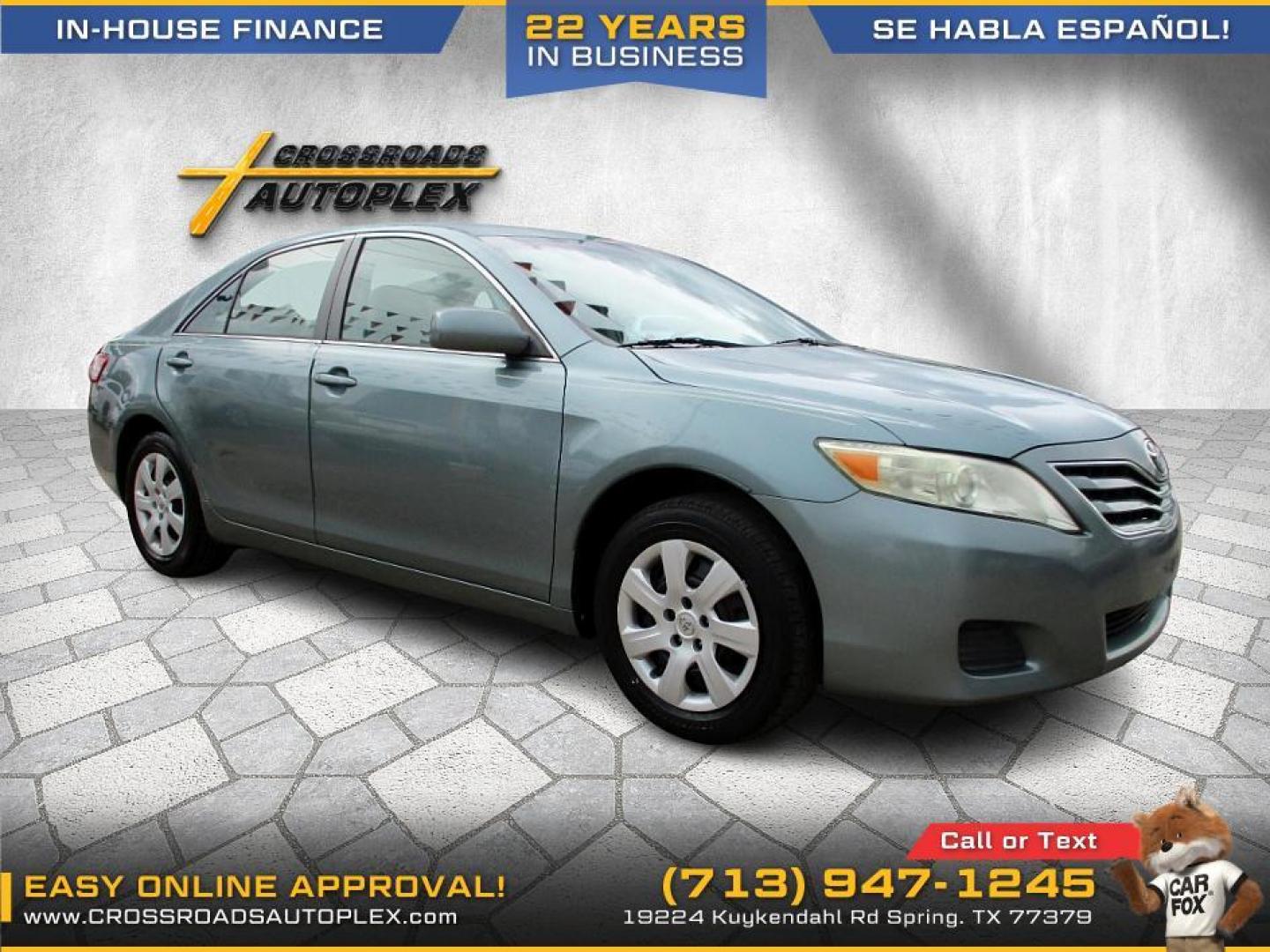 2011 GREEN /TAN TOYOTA CAMRY SE 6-Spd MT (4T1BF3EK6BU) with an 2.5L L4 DOHC 16V engine, 6-SPEED MANUAL transmission, located at 19224 Kuykendahl Rd, Spring, TX, 77379, (713) 947-1245, 30.049259, -95.491402 - Come check us out today! Crossroads Autoplex is a family run dealership that has strived on the same street since 1999! We are here to offer you quality vehicles at a very reasonable price. Here at Crossroads we understand that not everyone has perfect credit and things in life can happen. We offer - Photo#5