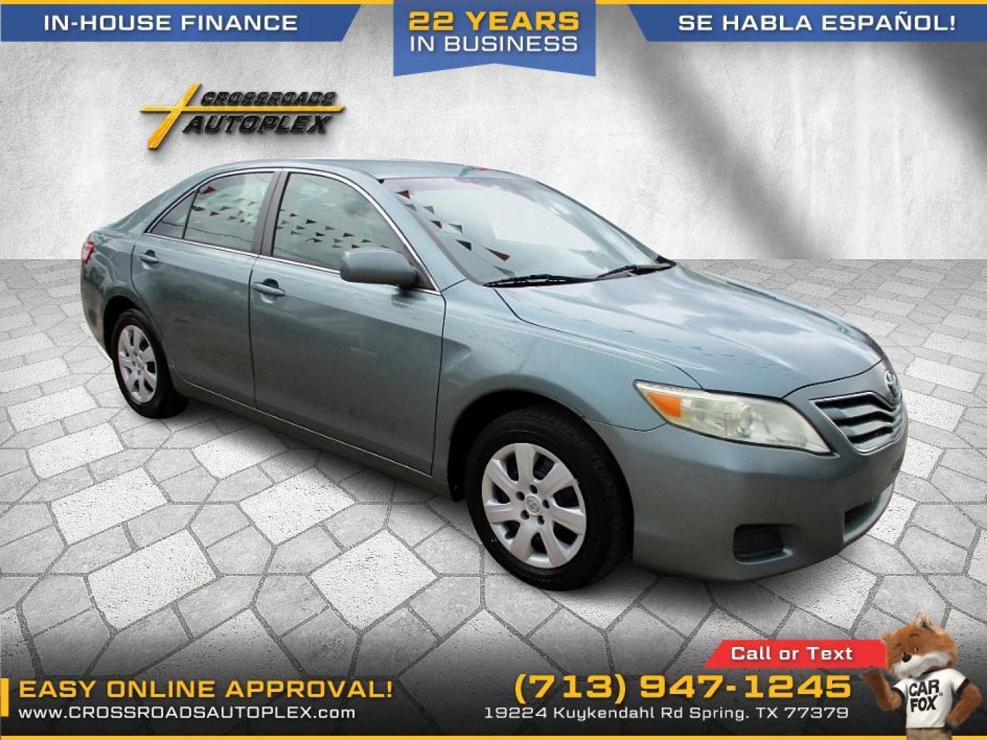 2011 GREEN /TAN TOYOTA CAMRY SE 6-Spd MT (4T1BF3EK6BU) with an 2.5L L4 DOHC 16V engine, 6-SPEED MANUAL transmission, located at 19224 Kuykendahl Rd, Spring, TX, 77379, (713) 947-1245, 30.049259, -95.491402 - Come check us out today! Crossroads Autoplex is a family run dealership that has strived on the same street since 1999! We are here to offer you quality vehicles at a very reasonable price. Here at Crossroads we understand that not everyone has perfect credit and things in life can happen. We offer - Photo#6