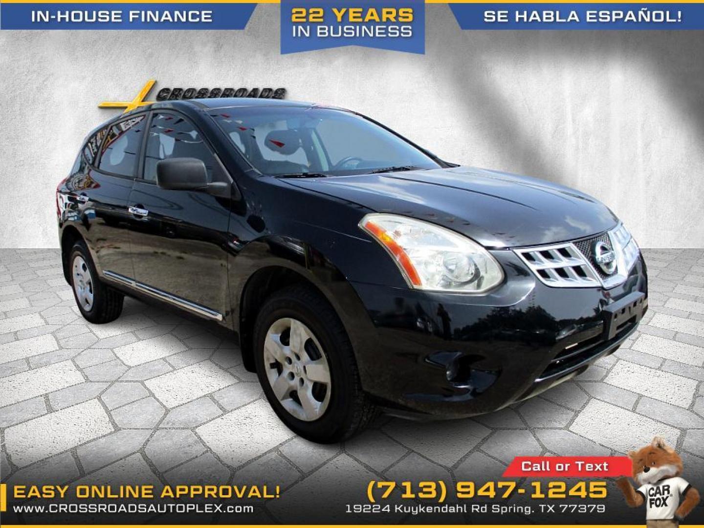 2012 BLACK /GRAY NISSAN ROGUE S FWD Krom Edition (JN8AS5MT3CW) with an 2.5L L4 DOHC 16V engine, CVT transmission, located at 19224 Kuykendahl Rd, Spring, TX, 77379, (713) 947-1245, 30.049259, -95.491402 - WE IN HOUSE FINANCE CALL US AT 713-947-1245 - Photo#5