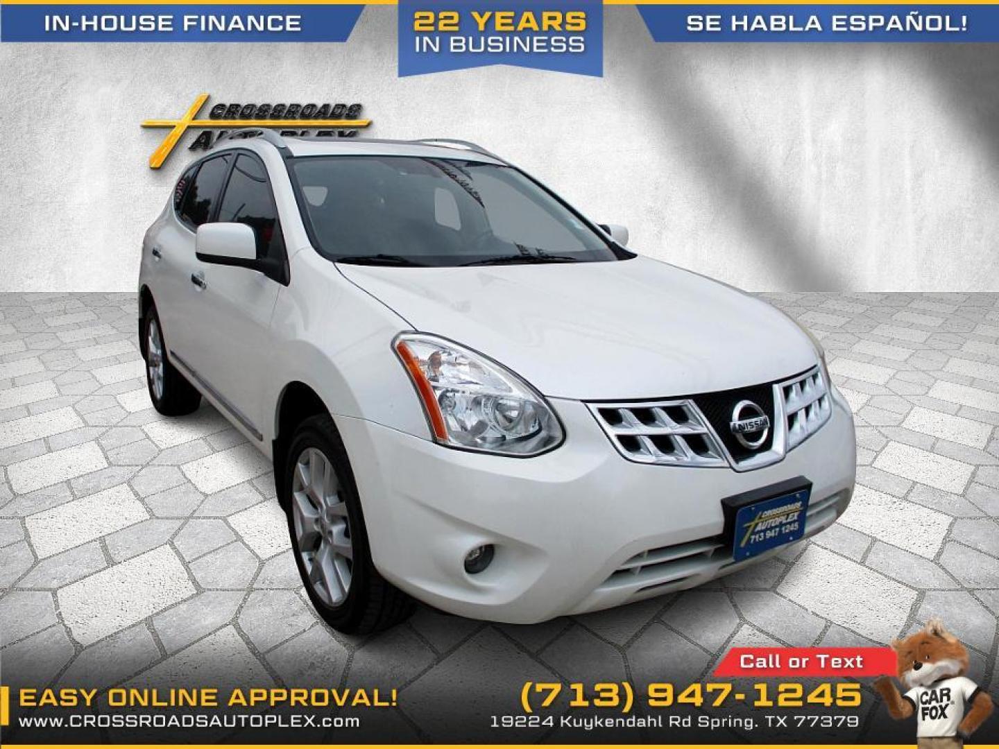 2016 WHITE /WHITE NISSAN ROGUE S 2WD (KNMAT2MT0GP) with an 2.5L L4 DOHC 16V engine, CVT transmission, located at 19224 Kuykendahl Rd, Spring, TX, 77379, (713) 947-1245, 30.049259, -95.491402 - Photo#0