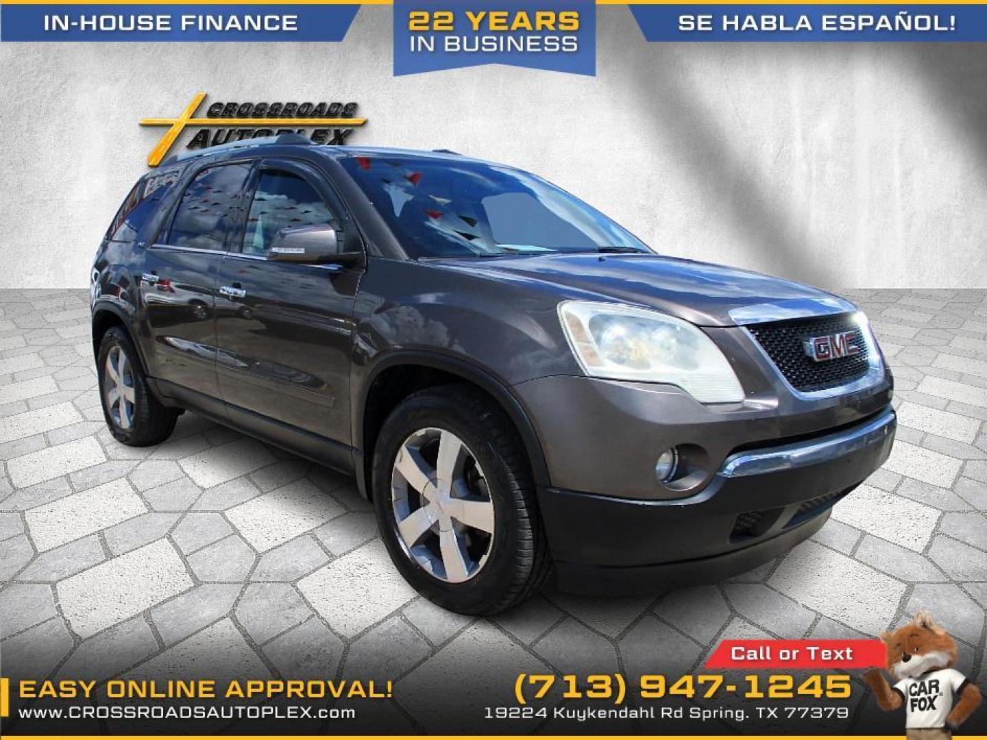 2012 BROWN /BEIGE GMC ACADIA SLT-1 FWD (1GKKRRED8CJ) with an 3.6L V6 DOHC 24V engine, 6-SPEED AUTOMATIC transmission, located at 19224 Kuykendahl Rd, Spring, TX, 77379, (713) 947-1245, 30.049259, -95.491402 - ***************************** NEW ARRIVAL 2012 GMC ACADIA ******************************** This 2012 GMC Acadia is the complete package! It brings the SUV fan and luxury together as one! Today GMC lets you have luxury without having to sacrifice your space! This mid-size SUV has great appeal and - Photo#5