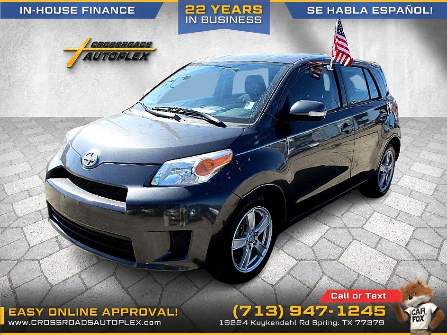 2011 SILVER /GRAY SCION XD 5-Door Hatchback 4-Spd AT (JTKKU4B49B1) with an 1.8L L4 DOHC16V engine, 4-SPEED AUTOMATIC transmission, located at 19224 Kuykendahl Rd, Spring, TX, 77379, (713) 947-1245, 30.049259, -95.491402 - Photo#0