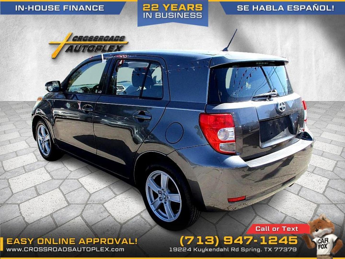 2011 SILVER /GRAY SCION XD 5-Door Hatchback 4-Spd AT (JTKKU4B49B1) with an 1.8L L4 DOHC16V engine, 4-SPEED AUTOMATIC transmission, located at 19224 Kuykendahl Rd, Spring, TX, 77379, (713) 947-1245, 30.049259, -95.491402 - Photo#2