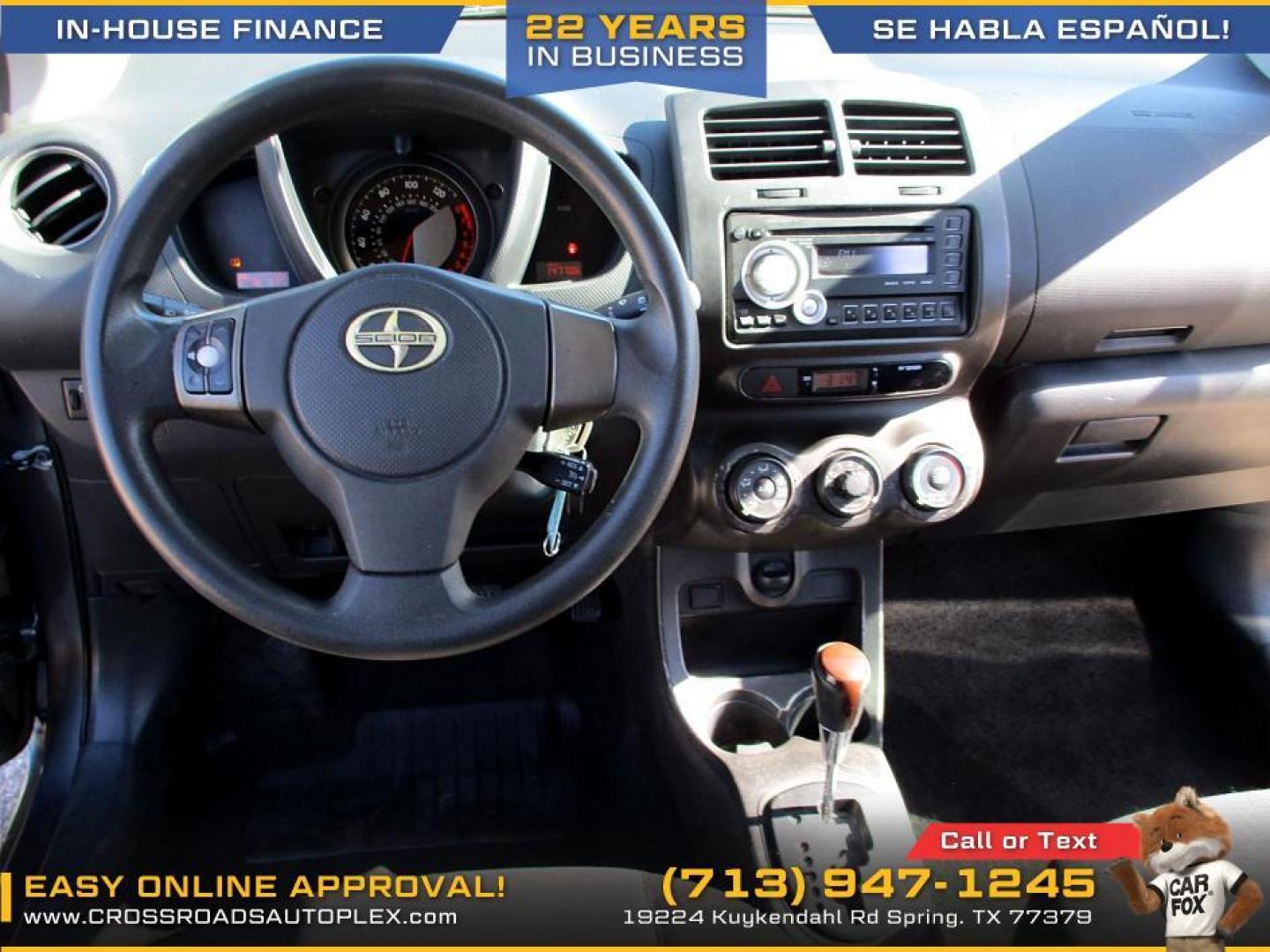 2011 SILVER /GRAY SCION XD 5-Door Hatchback 4-Spd AT (JTKKU4B49B1) with an 1.8L L4 DOHC16V engine, 4-SPEED AUTOMATIC transmission, located at 19224 Kuykendahl Rd, Spring, TX, 77379, (713) 947-1245, 30.049259, -95.491402 - Photo#8